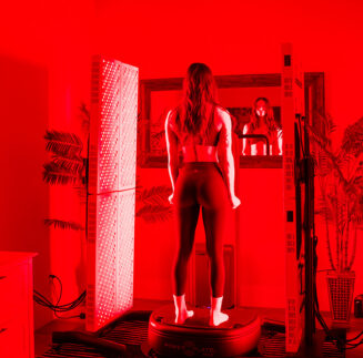 red light therapy with vibration